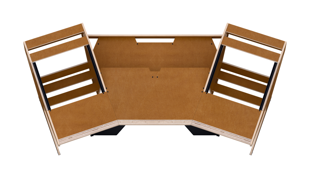 Finish: 60s brown — GUSTAV 2.0 + KEY, top view