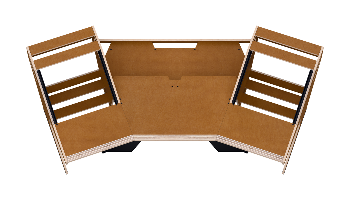 Finish: 60s brown — GUSTAV 2.0 + KEY, top view