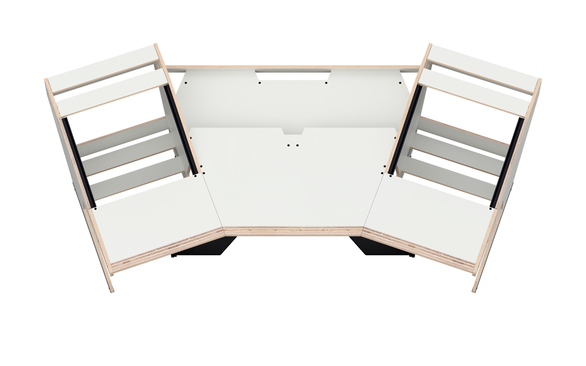 Finish: 70s white — GUSTAV 2.0 + KEY, top view
