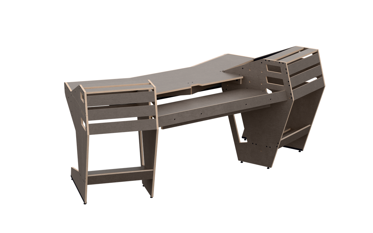 Finish: 80s grey — GUSTAV 2.0 + KEY, back view