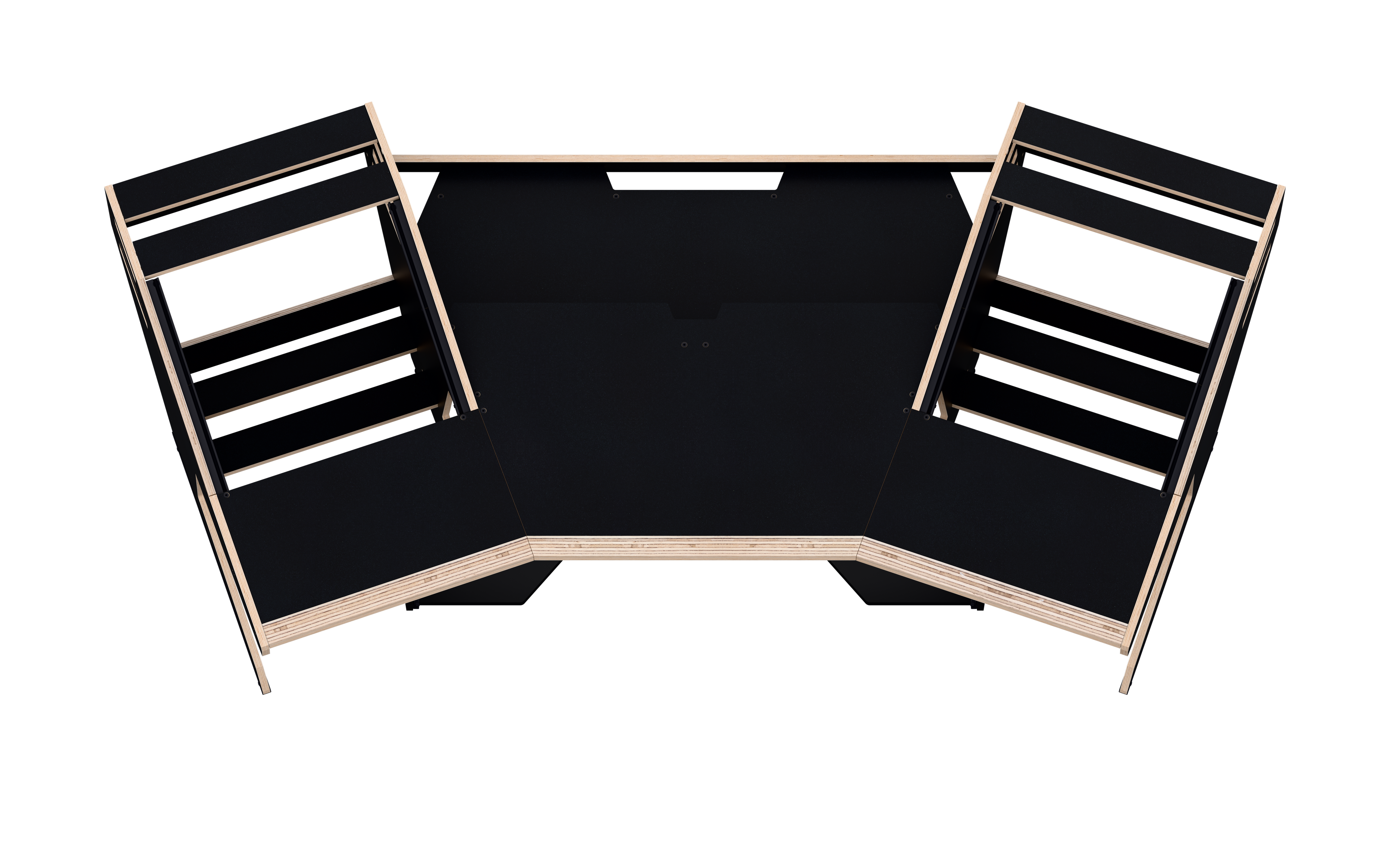 Finish: 90s black — GUSTAV 2.0 + KEY, top view