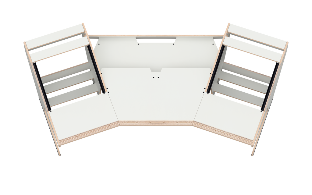 Finish: 70s white — GUSTAV 2.0, top view