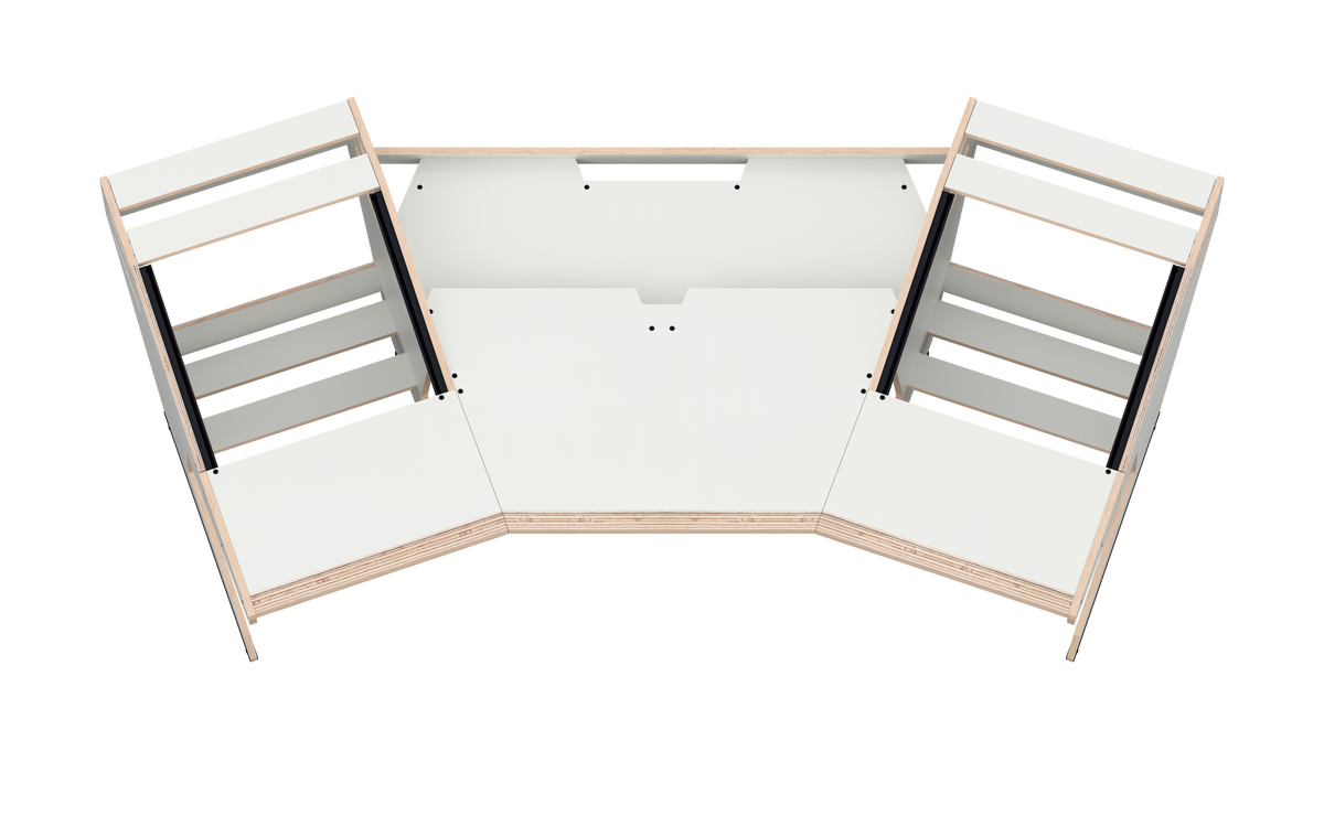 Finish: 70s white — GUSTAV 2.0, top view