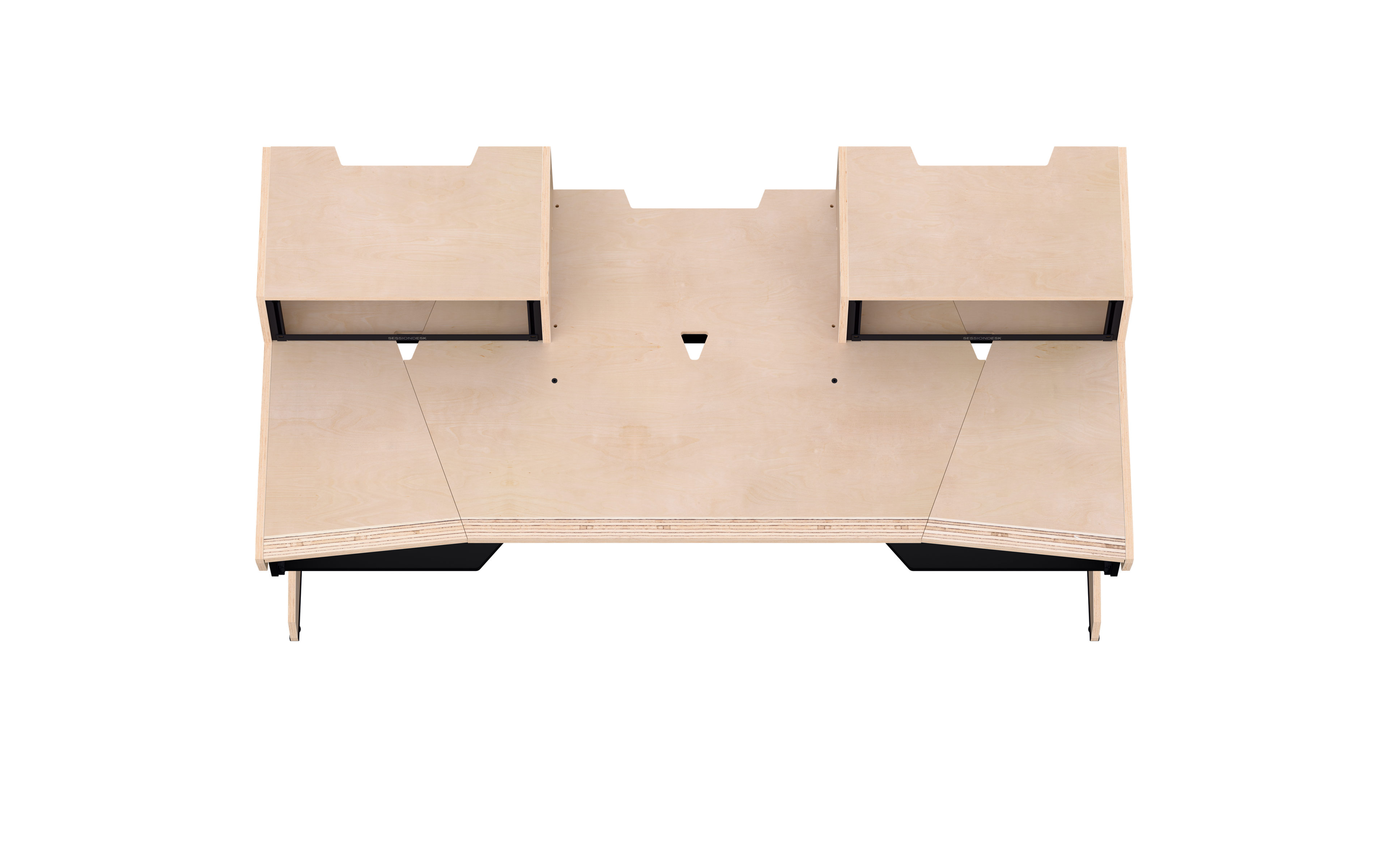 Finish: 100% birch — HOME big 2.0 + RACKS + KEY, top view