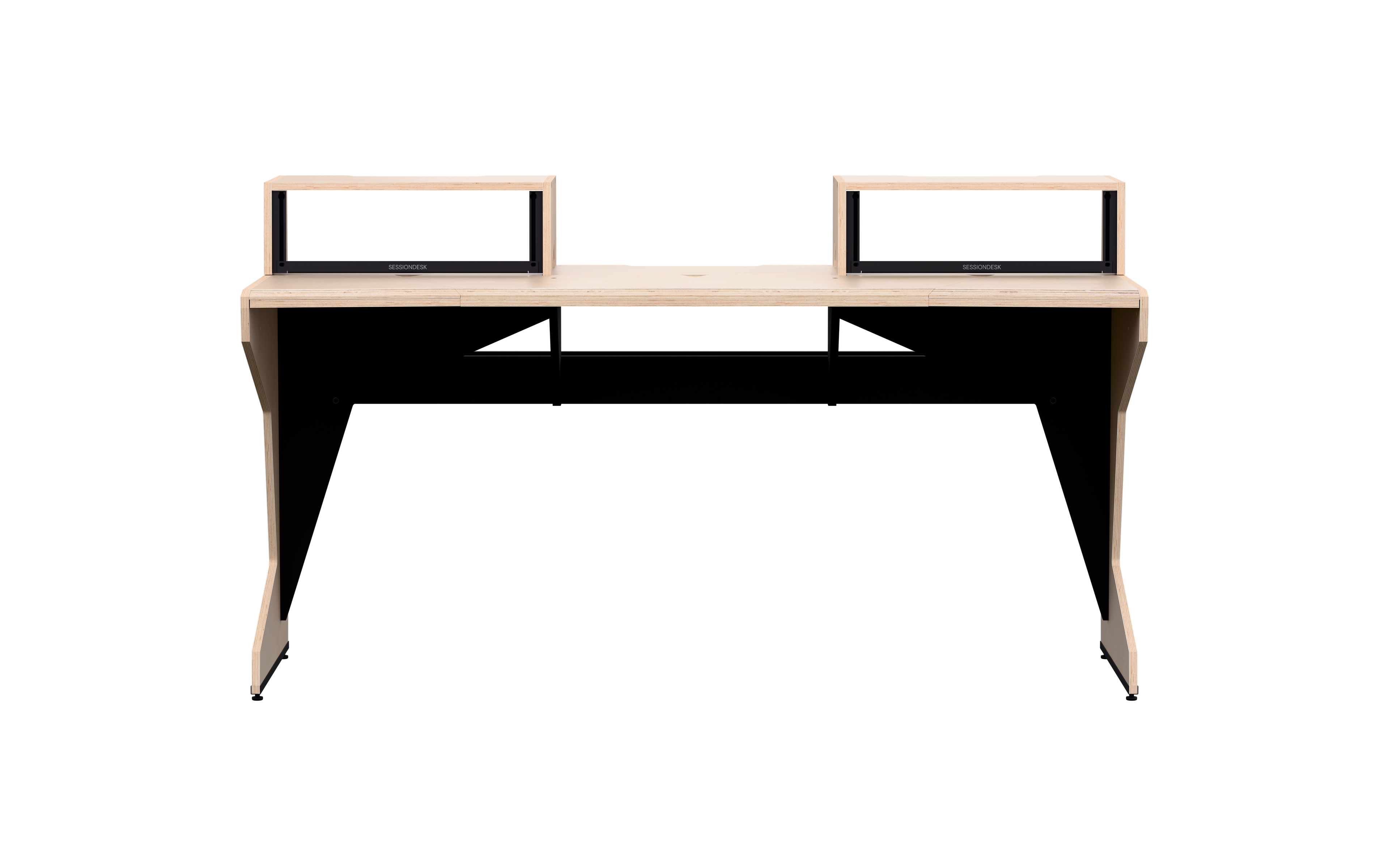 Finish: 100% birch — HOME big 2.0 + RACKS, front view