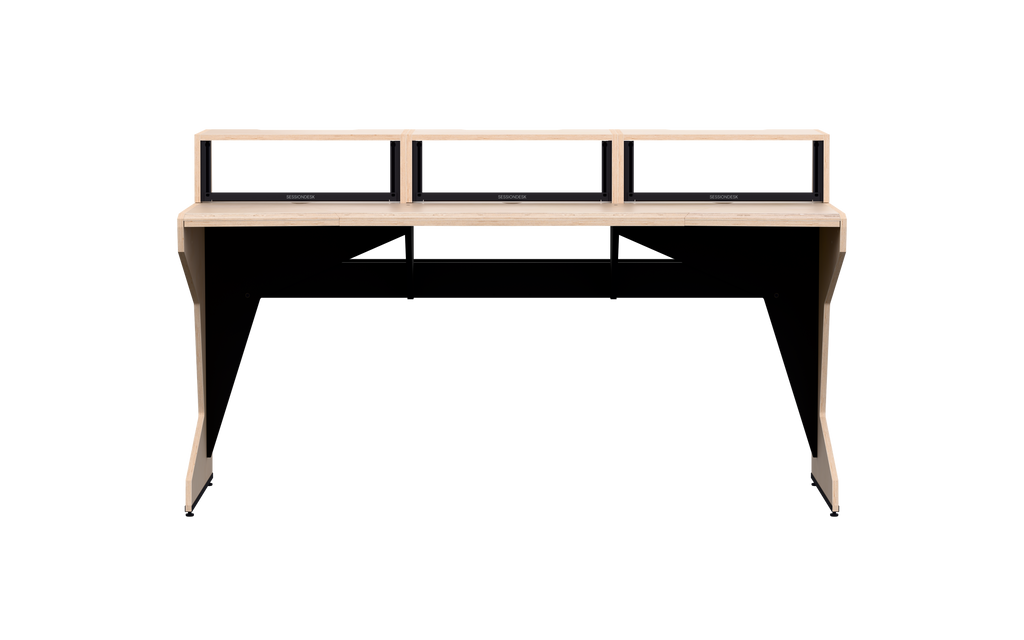 Finish: 100% birch — HOME big 2.0 + 3x RACKS, front view