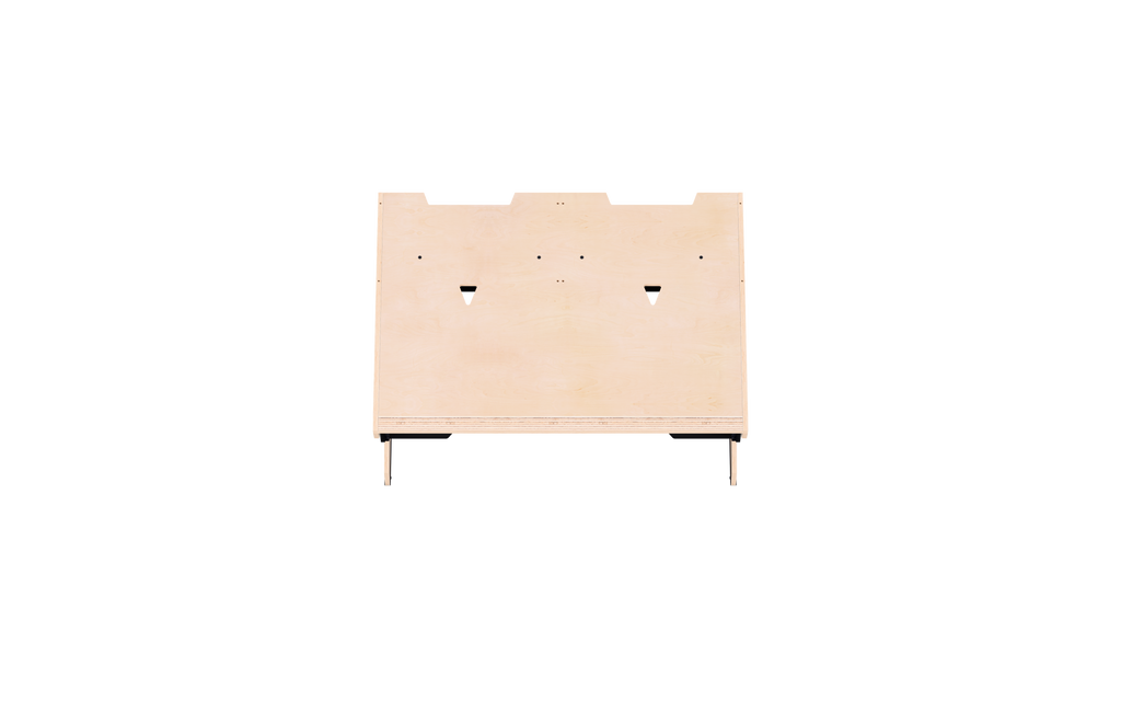Finish: 100% birch — HOME small 2.0 + KEY, top view