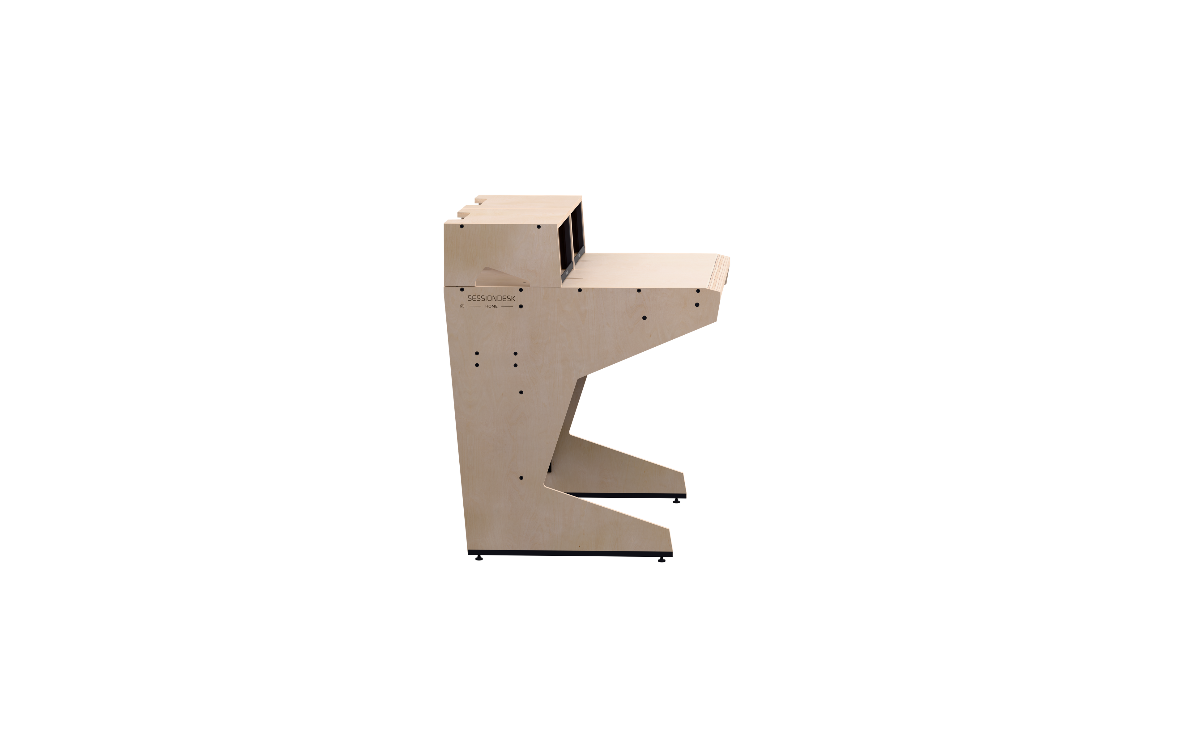 Finish: 100% birch — HOME small 2.0 + RACKS, side view