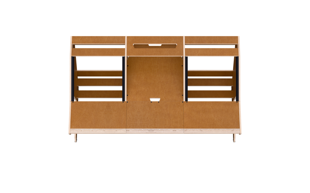 Finish: 60s brown — OKTAV 2.0, top view