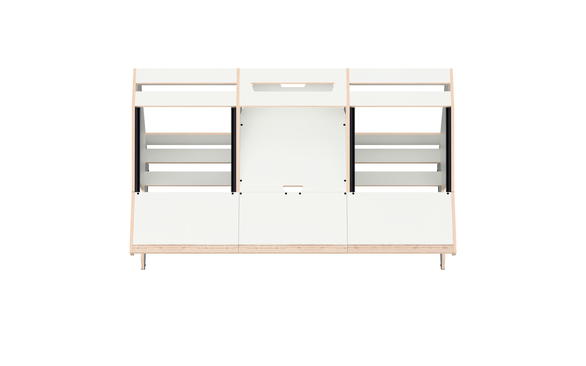 Finish: 70s white — OKTAV 2.0, top view