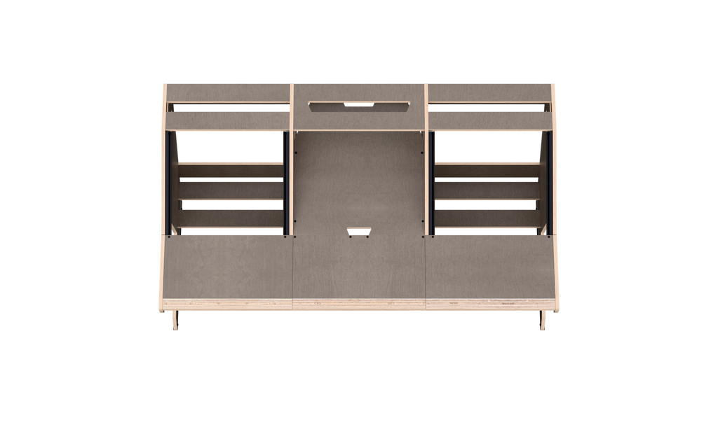 Finish: 80s grey — OKTAV 2.0, top view