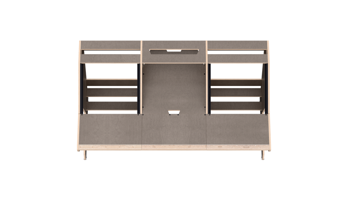 Finish: 80s grey — OKTAV 2.0, top view