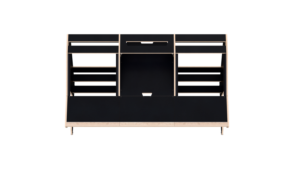 Finish: 90s black — OKTAV 2.0, top view