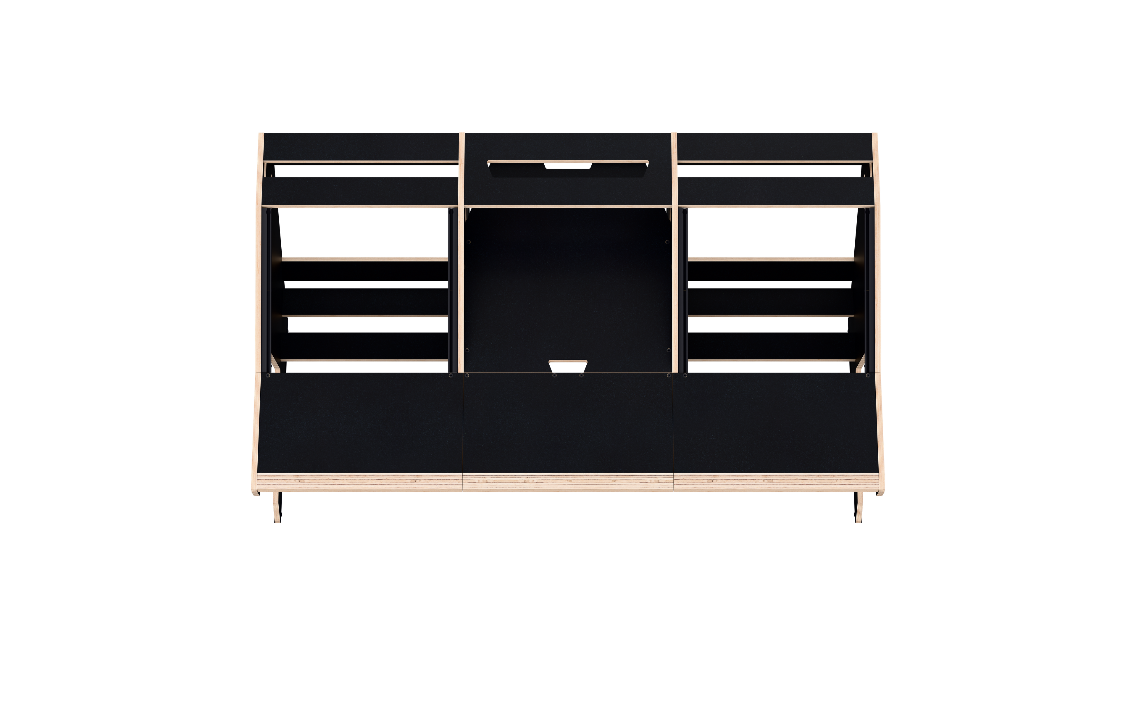 Finish: 90s black — OKTAV 2.0, top view