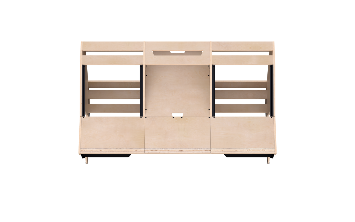 Finish: 100% birch — OKTAV 2.0 + KEY, top view