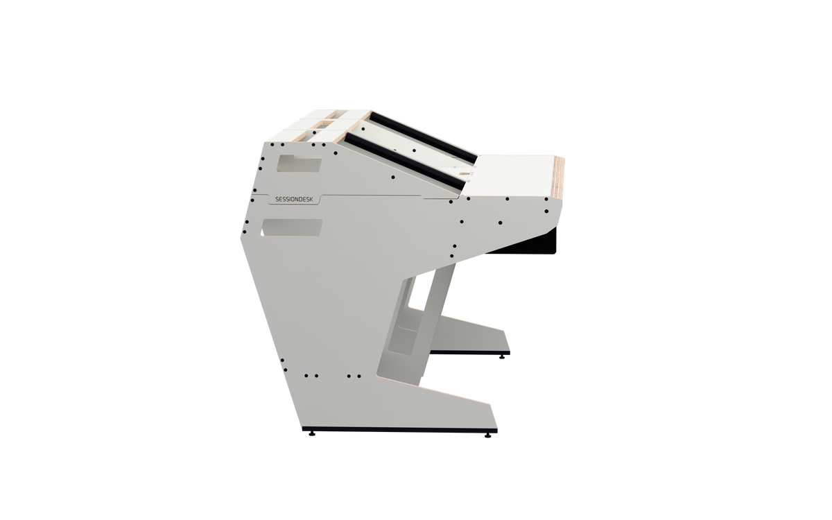 Finish: 70s white — OKTAV 2.0 + KEY, side view