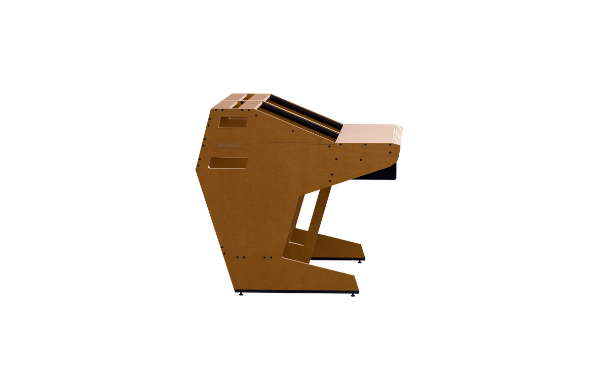 Finish: 60s brown — QUINTAV 2.0 + KEY, side view