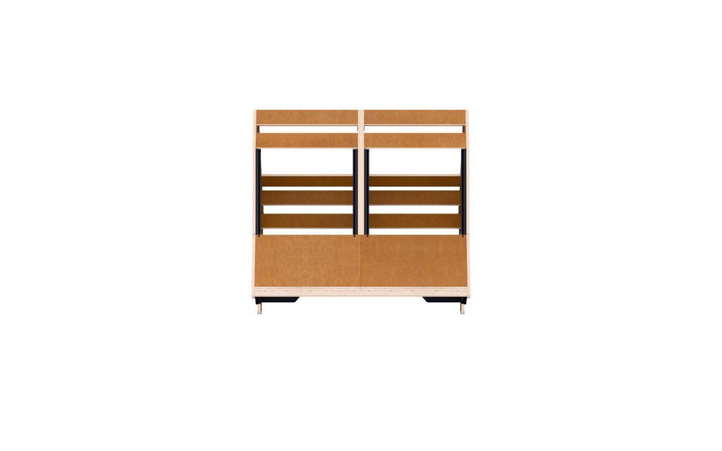Finish: 60s brown — QUINTAV 2.0 + KEY, top view