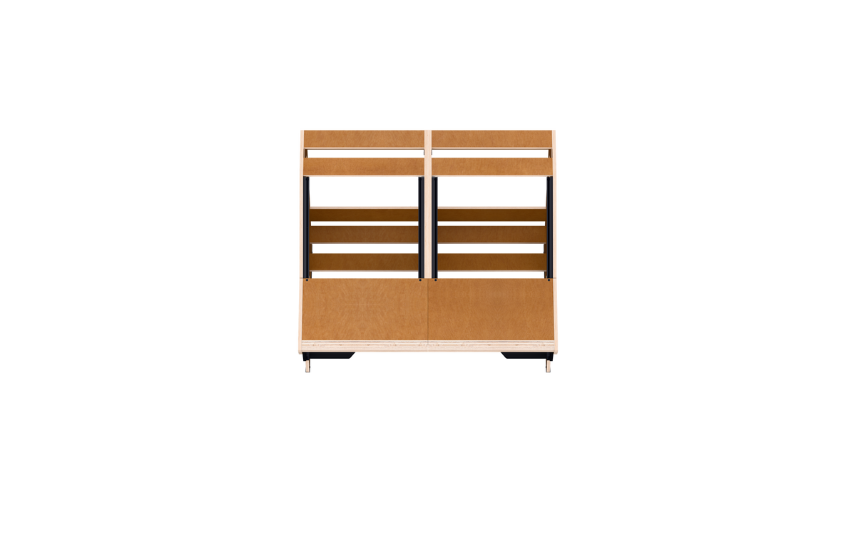 Finish: 60s brown — QUINTAV 2.0 + KEY, top view