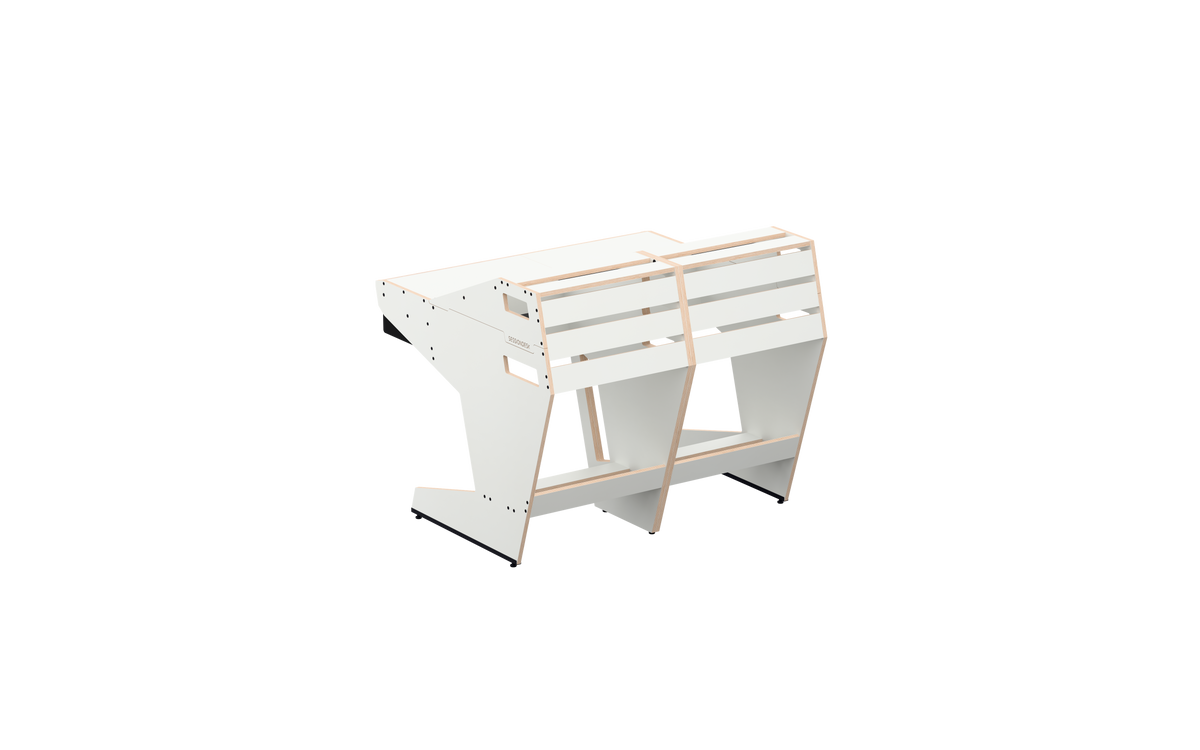 Finish: 70s white — QUINTAV 2.0 + KEY, back view