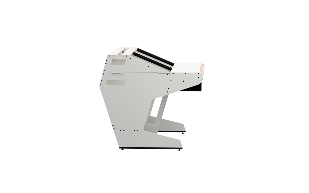Finish: 70s white — QUINTAV 2.0 + KEY, side view