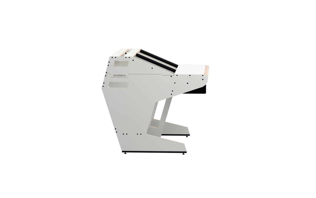 Finish: 70s white — QUINTAV 2.0 + KEY, side view