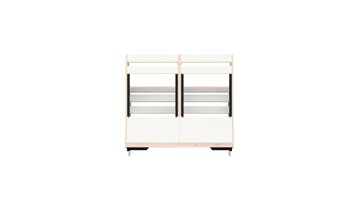 Finish: 70s white — QUINTAV 2.0 + KEY, top view