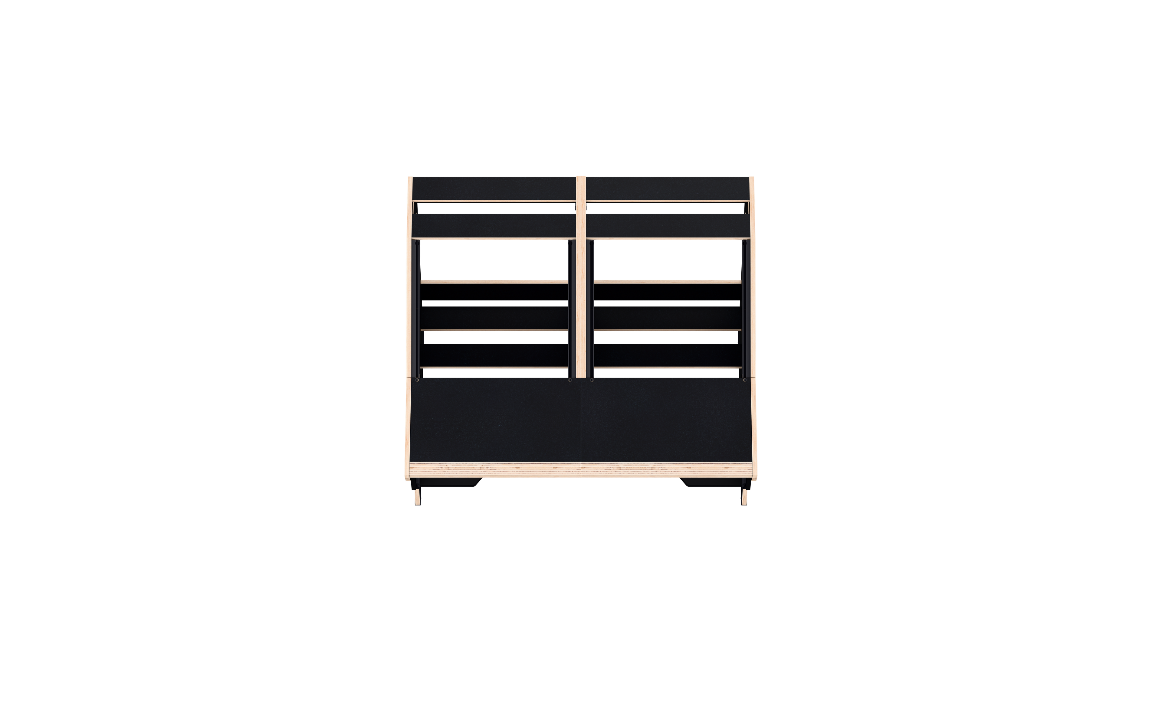 Finish: 90s black — QUINTAV 2.0 + KEY, top view