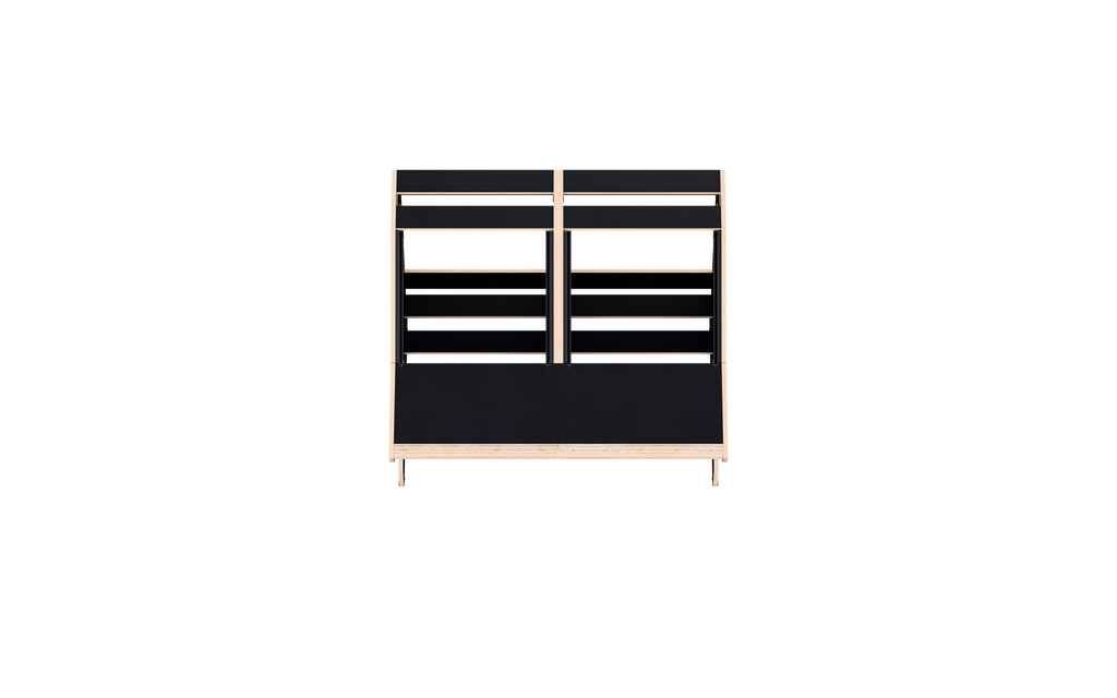 Finish: 90s black — QUINTAV 2.0, top view