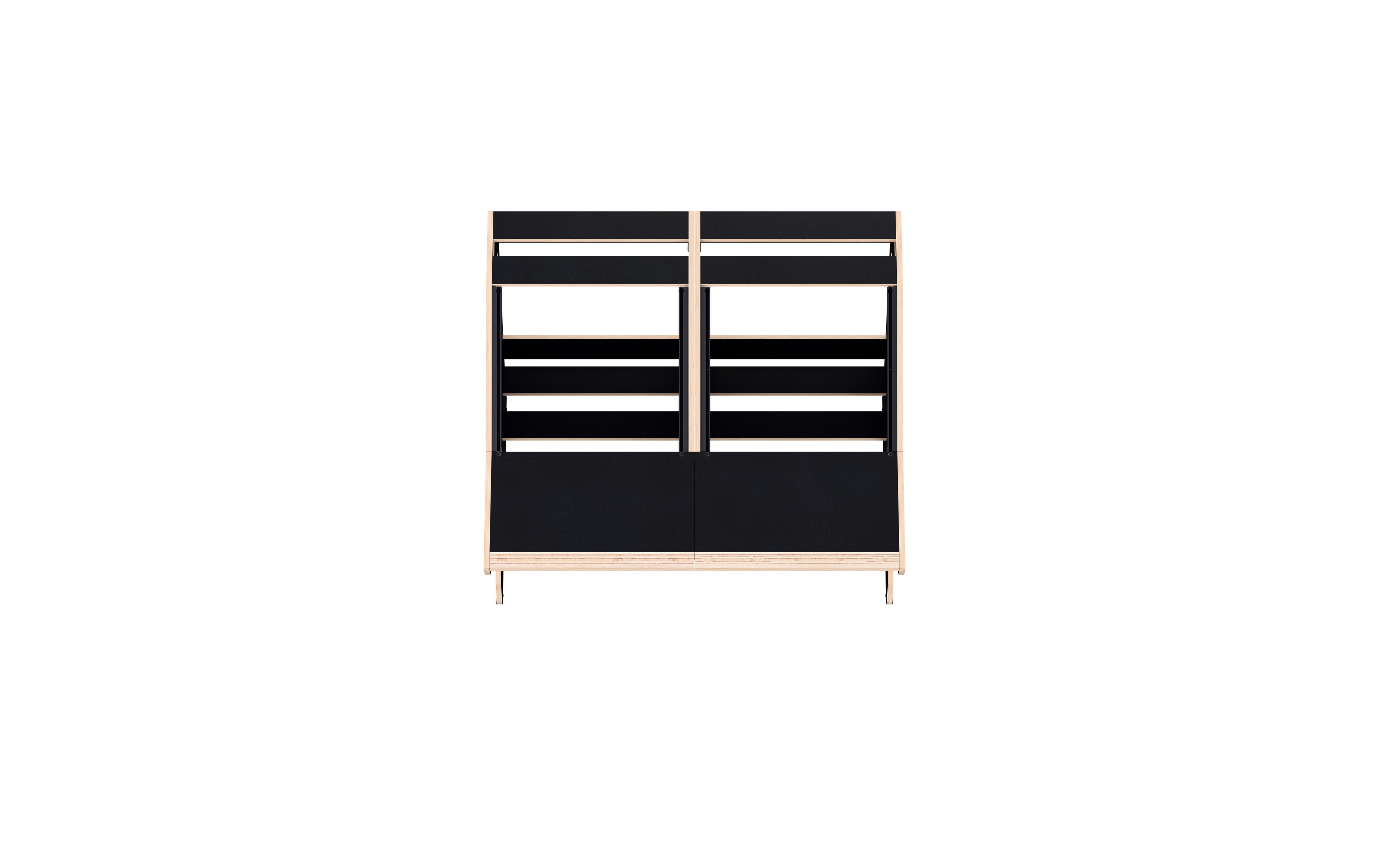 Finish: 90s black — QUINTAV 2.0, top view
