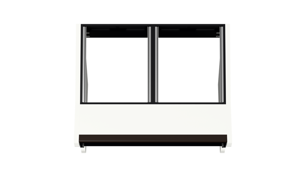 Sessiondesk DUO [2x12] + KEY in gloss white — top view