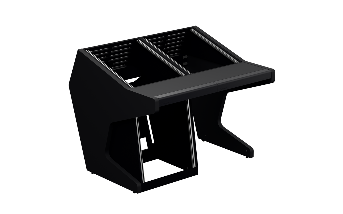 Finish: Matt Black — DUO [2x12 + 1x12], three-quarter view