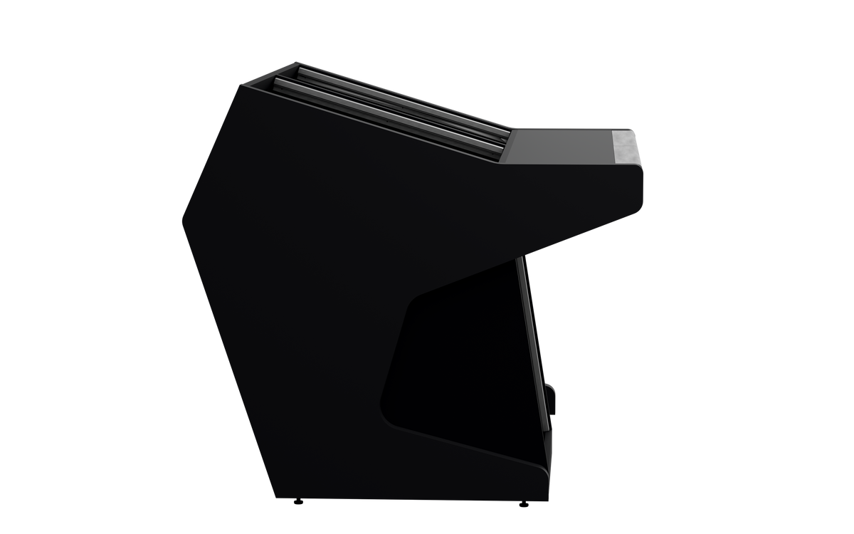 Finish: Matt Black — DUO [2x12 + 1x12], side view