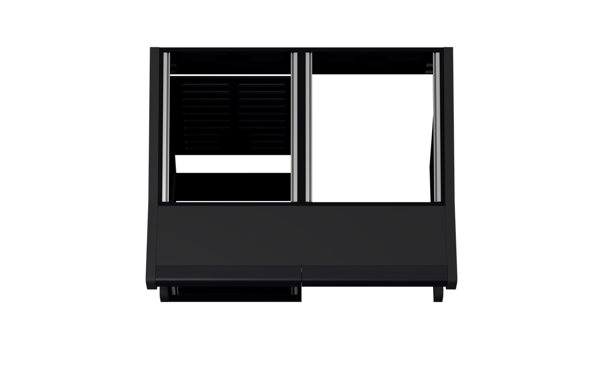 Finish: Matt Black — DUO [2x12 + 1x12], top view