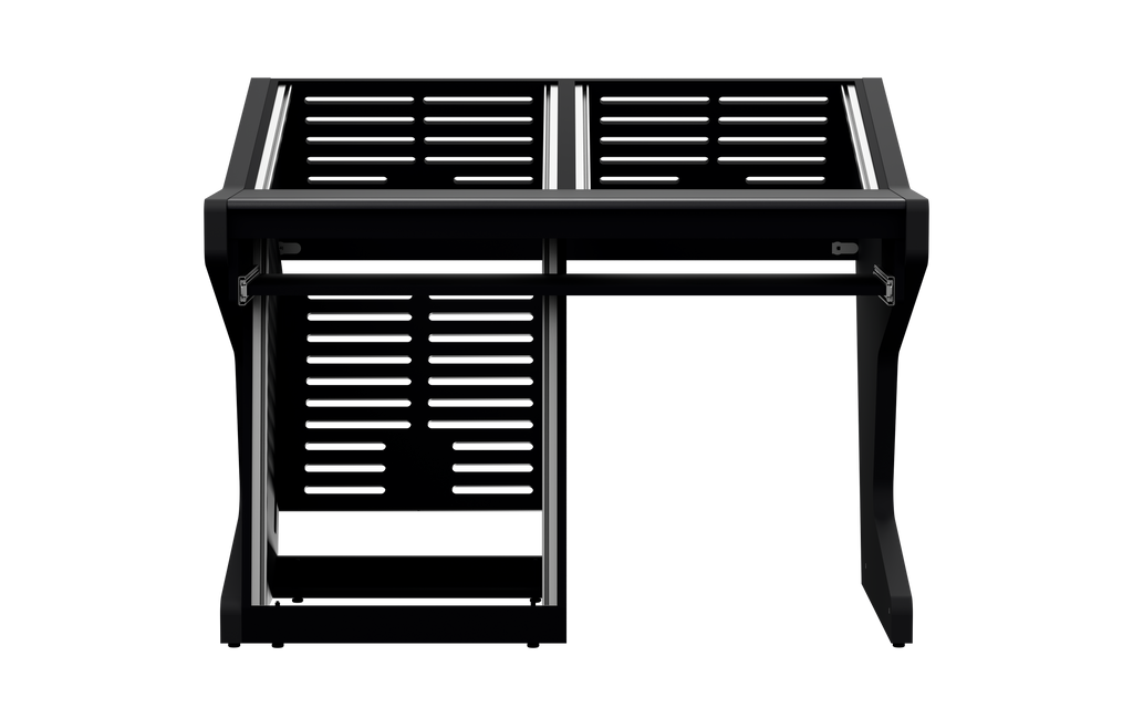Finish: Matt Black — DUO [2x12 + 1x12] + KEY, front view