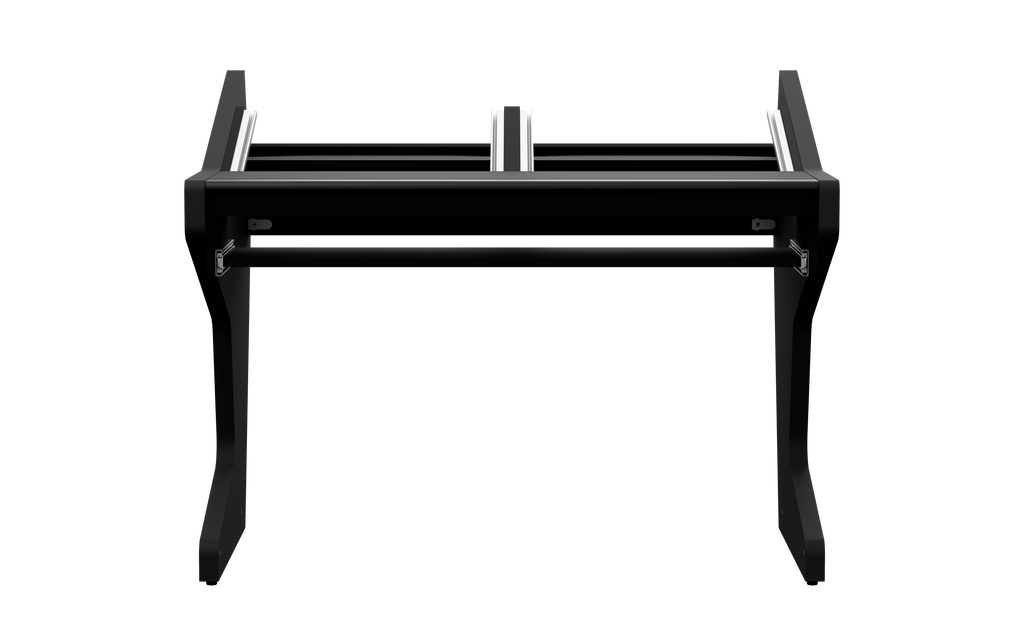 Finish: Matt Black — DUO [2x8] + KEY, front view
