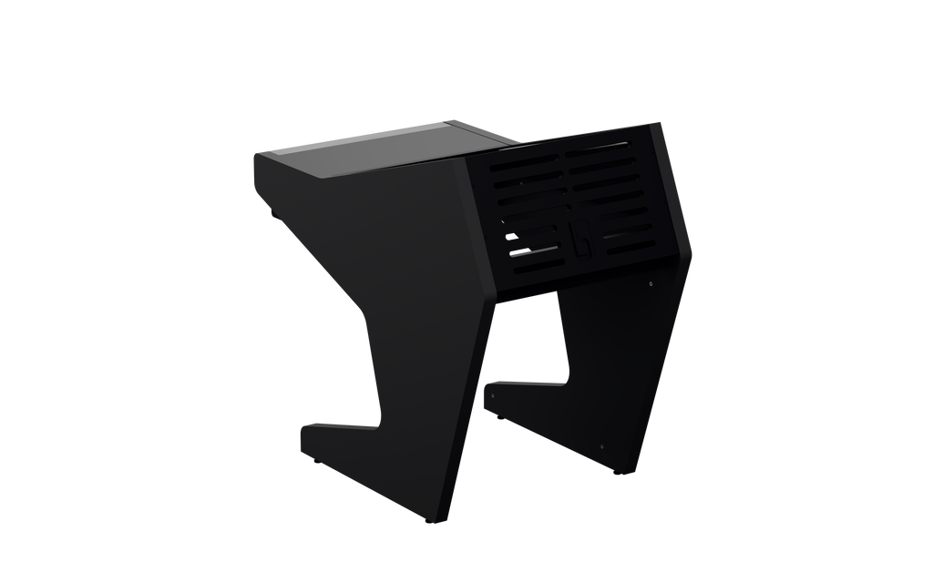 Finish: Matt Black — SOLO [1x12] + KEY, back view