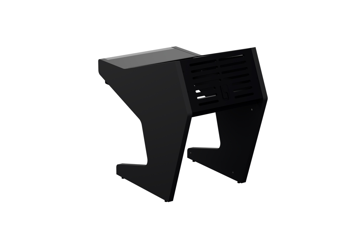 Finish: Matt Black — SOLO [1x12] + KEY, back view