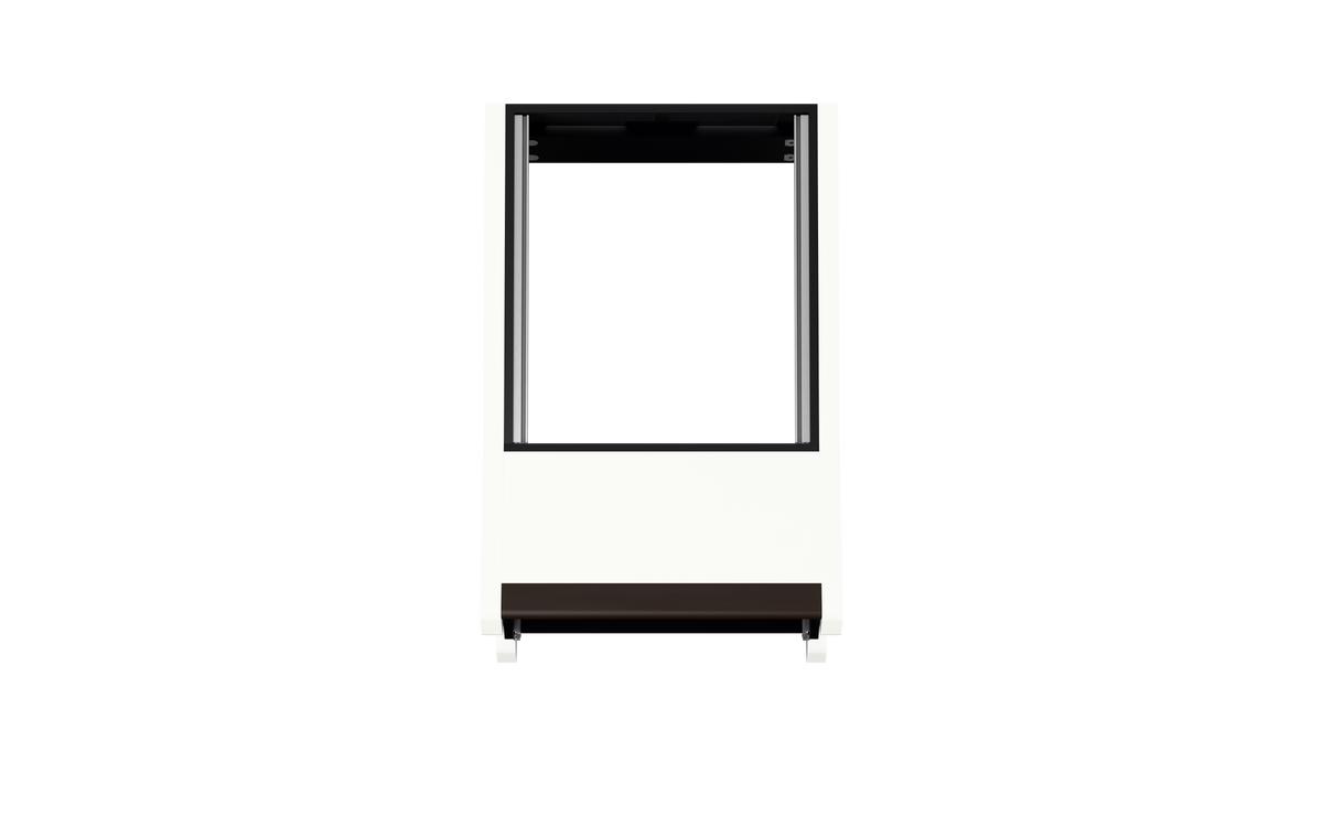 Sessiondesk SOLO [1x12] + KEY in gloss white — top view