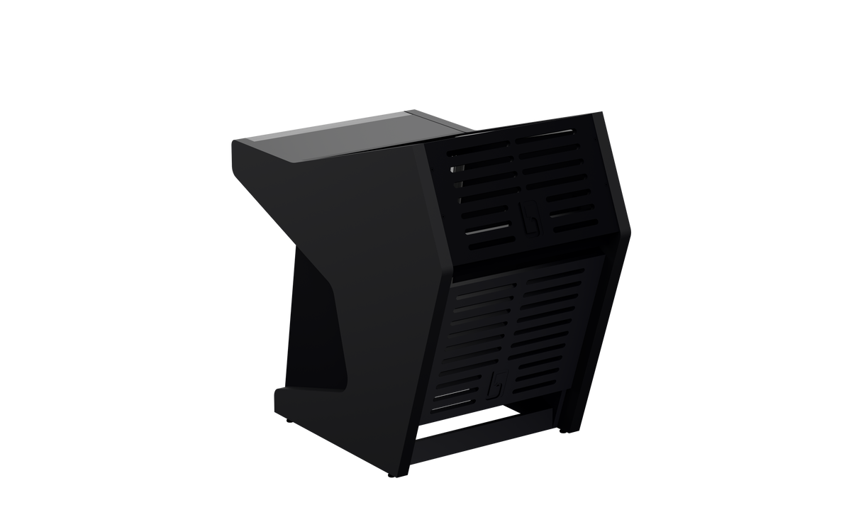 Finish: Matt Black — SOLO [1x12 + 1x12], back view
