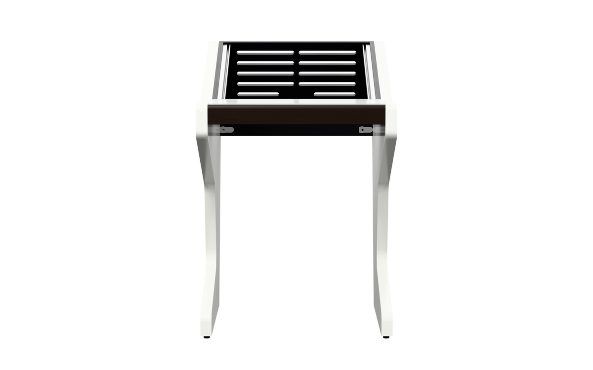 Sessiondesk SOLO [1x12] in gloss white — front view