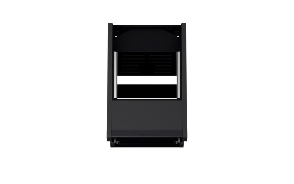 Finish: Matt Black — SOLO [1x8 + 1x12] + KEY, top view