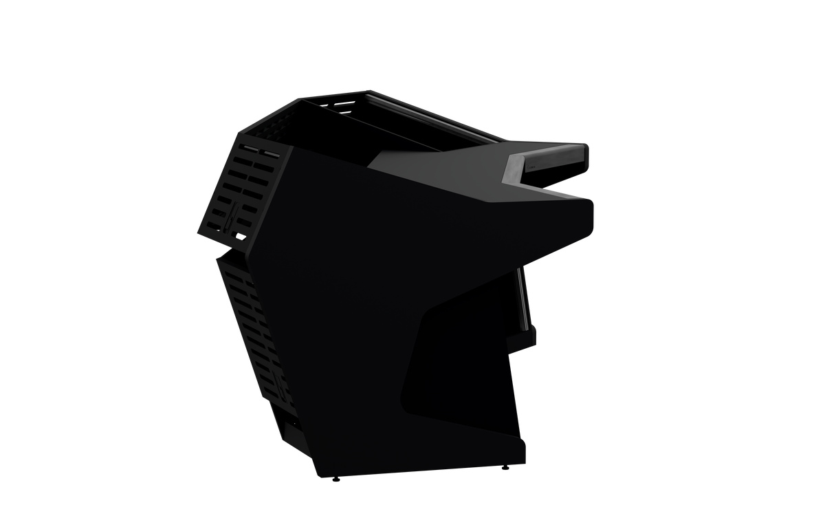 Finish: Matt Black — TRAPEZ 100 [2x12 + 2x12] + KEY, side view