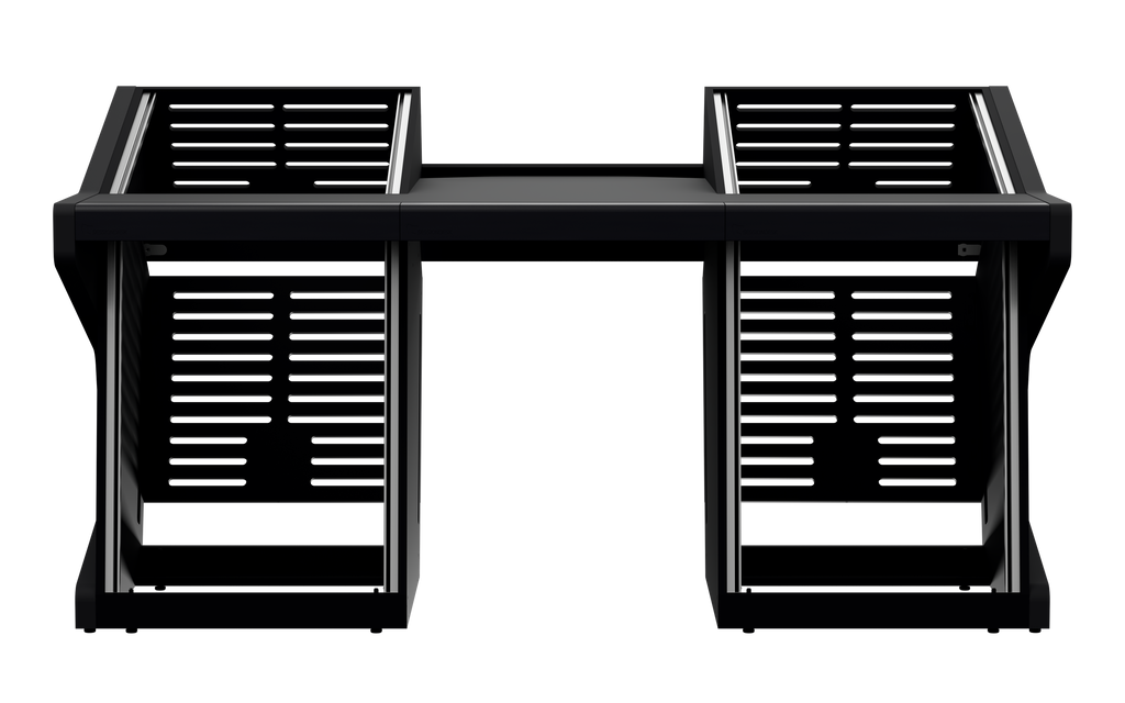 Finish: Matt Black — TRIO [2x12 + 2x12], front view