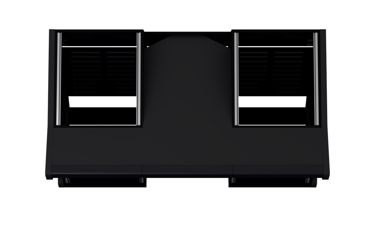 Finish: Matt Black — TRIO [2x12 + 2x12], top view