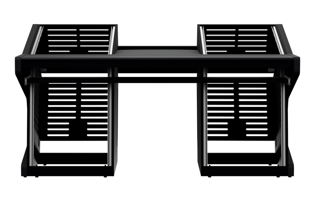 Finish: Matt Black — TRIO [2x12 + 2x12] + KEY, front view