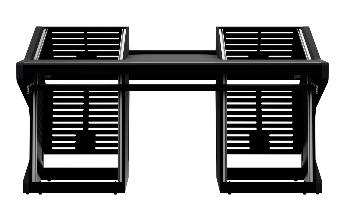 Finish: Matt Black — TRIO [2x12 + 2x12] + KEY, front view