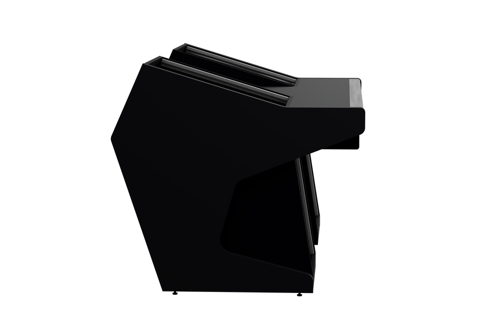 Finish: Matt Black — TRIO [2x12 + 2x12] + KEY, side view
