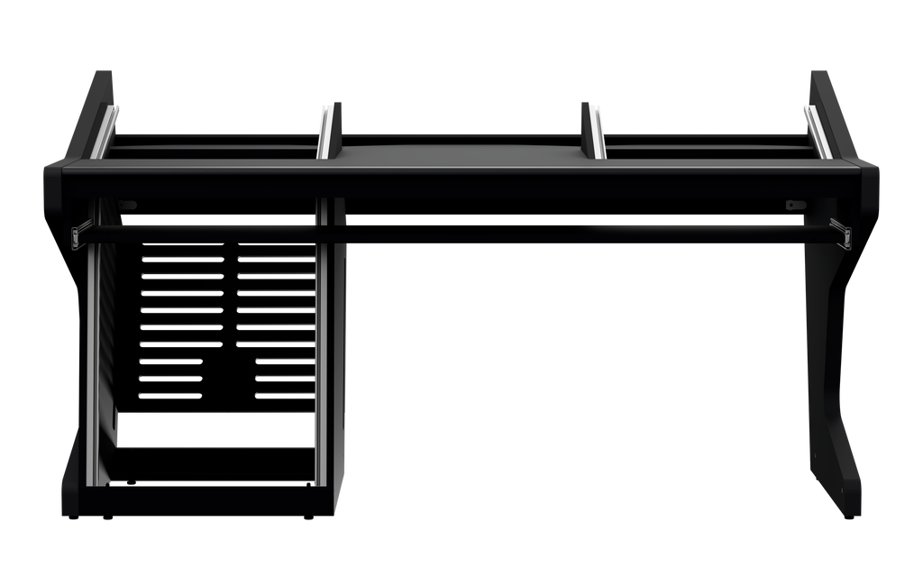 Finish: Matt Black — TRIO [2x8 + 1x12] + KEY, front view
