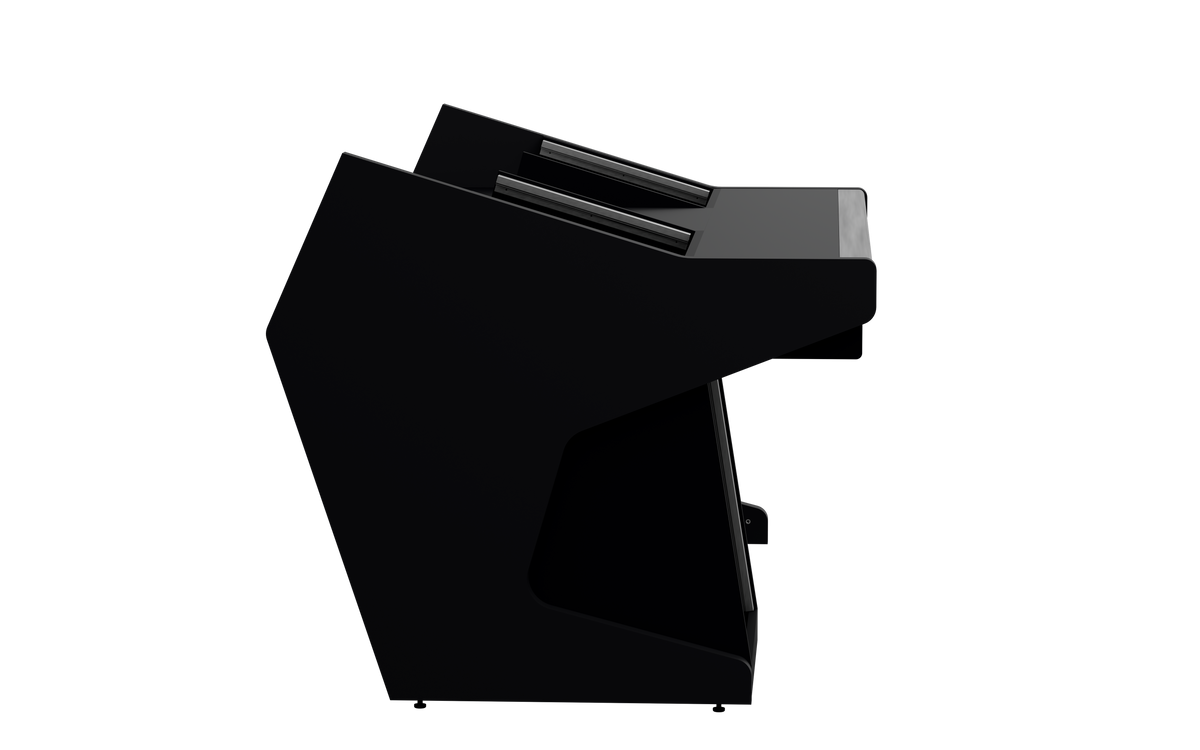 Finish: Matt Black — TRIO [2x8 + 1x12] + KEY, side view